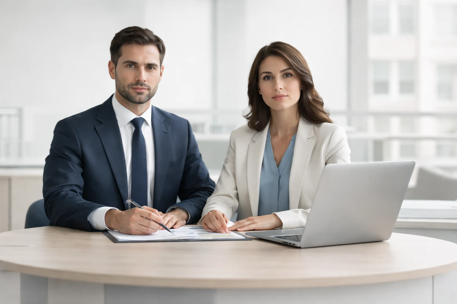 Advogados em ambiente profissional